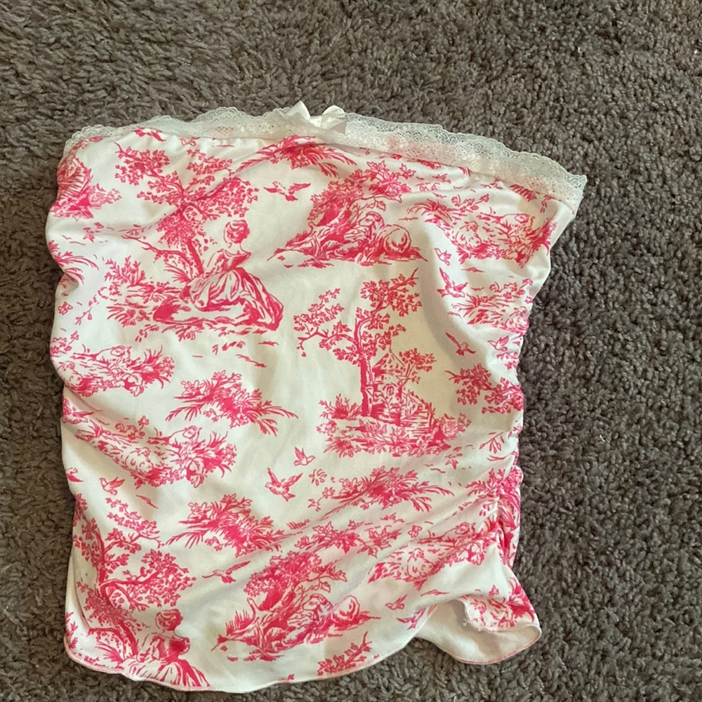 Super cute hot pink tube top size s